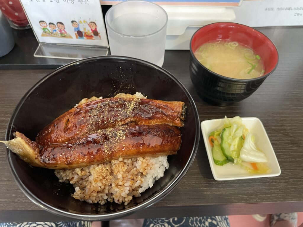 Una don (Unagi over rice)