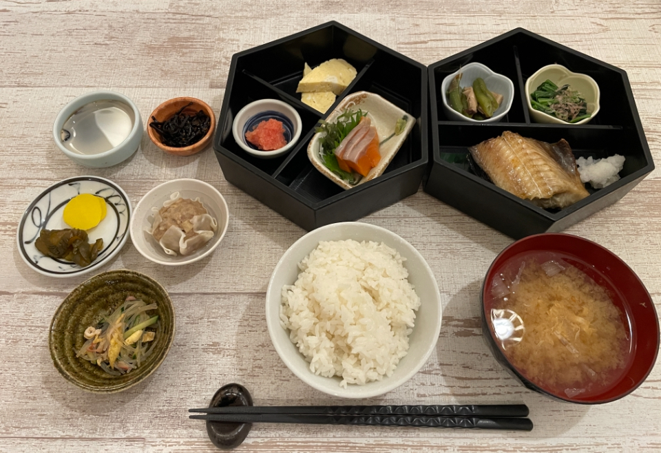 Business hotel Japanese breakfast