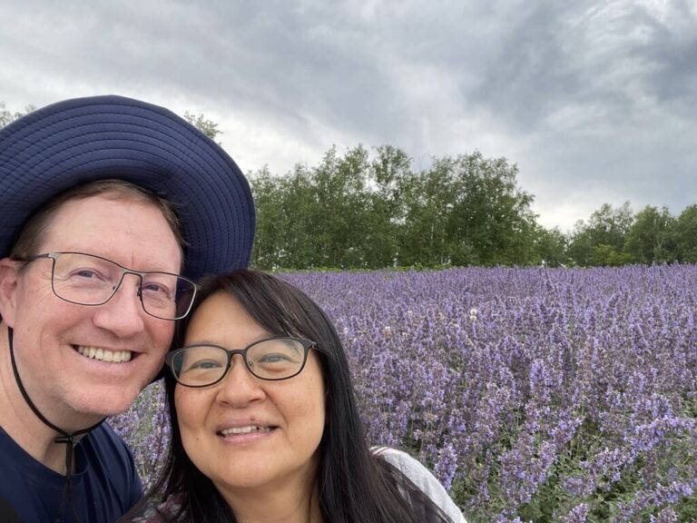 Lavender garden in Furano, Hokkaido