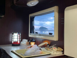 Kitchen counter in RV