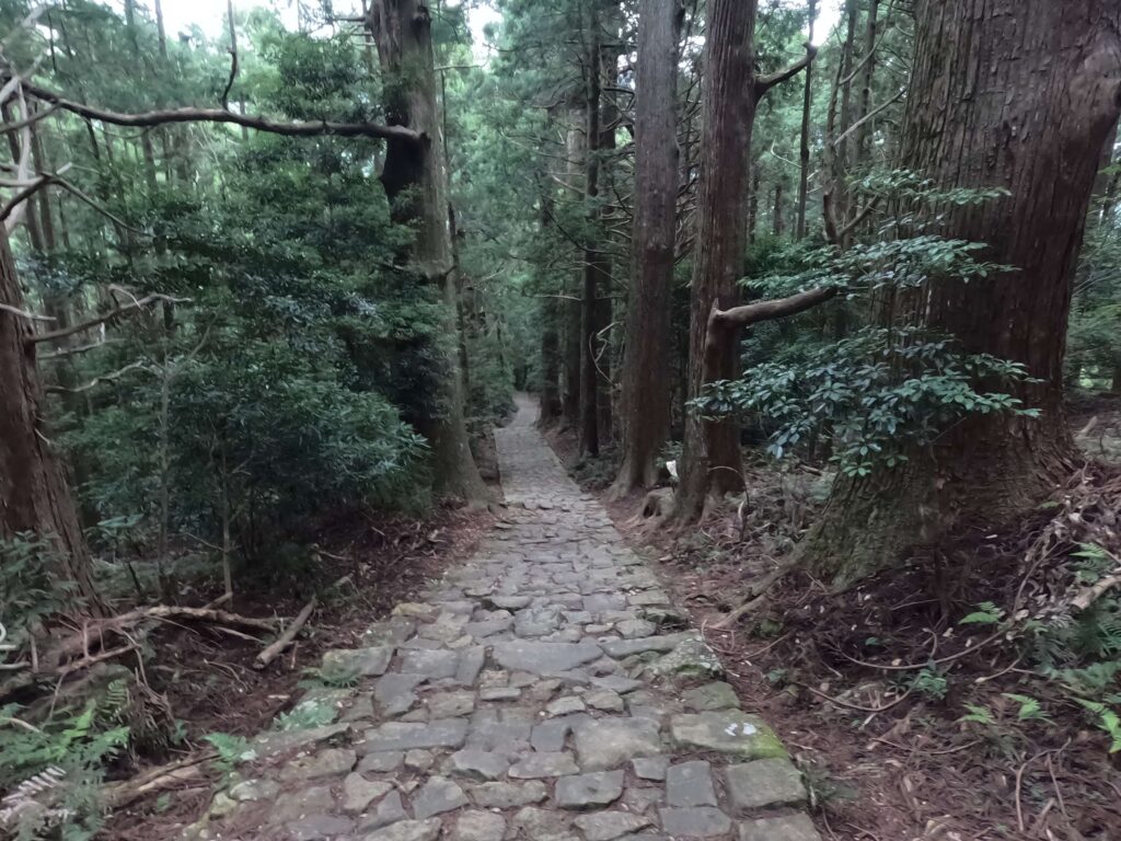Kumano Kodo trail in Wakayama Japan