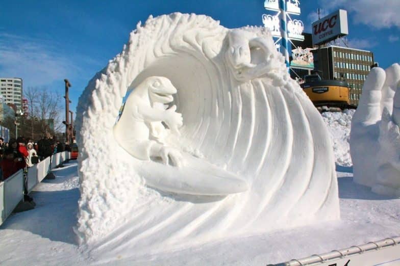 Hokkaido-Snow-Sculpture