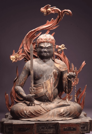 Reihokan Museum statue in Wakayama Japan