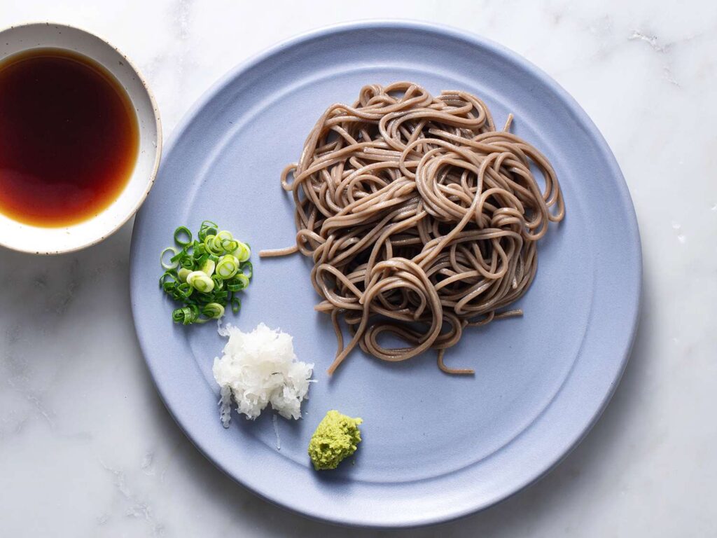 Japanese soba noodles