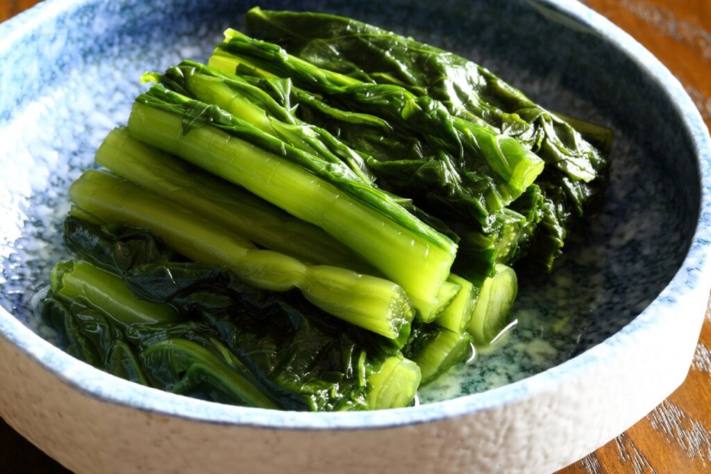 Pickled greens in Nagano Japan