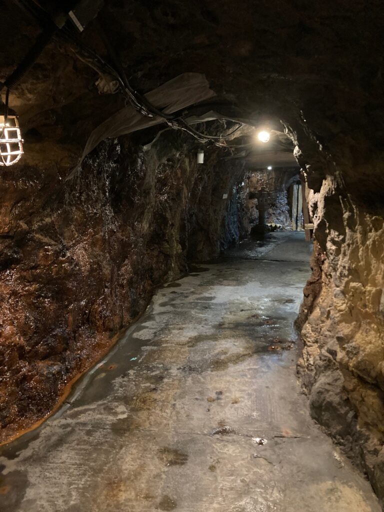 Sandanbeki cave pathway in Wakayama Japan