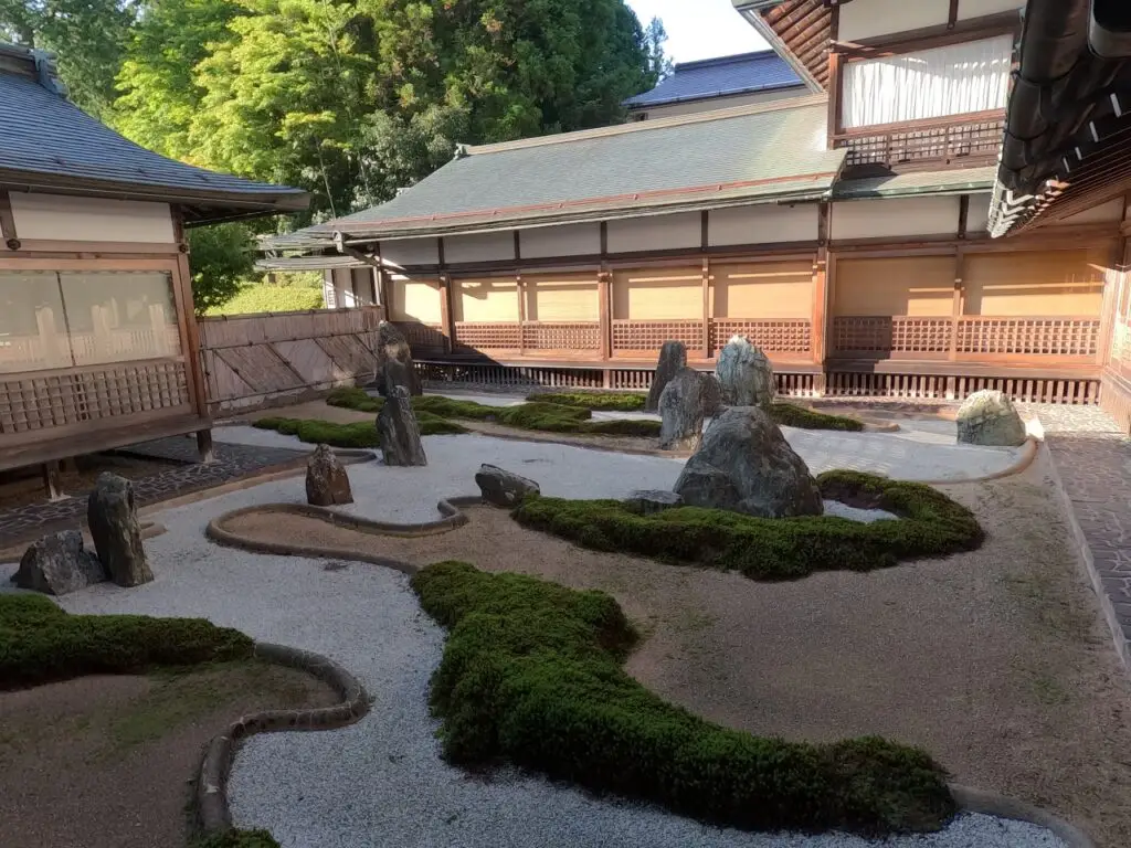 Temple garden in Wakayama Japan