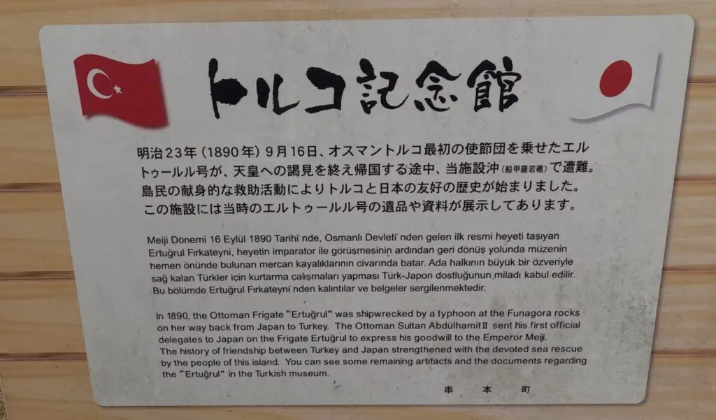 Turkish Museum sign in Wakayama Japan
