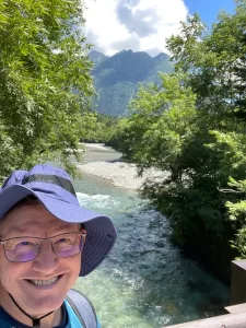 Azusa River in Kamikochi in Nagano Japan