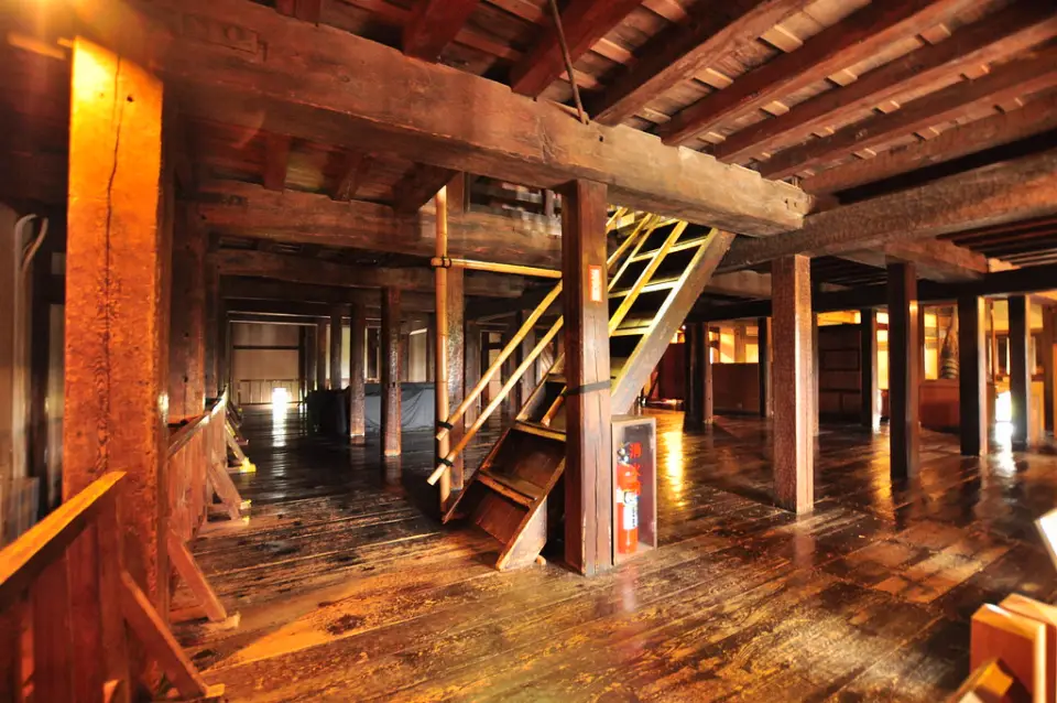 Inside Matsumoto Castle in Nagano Japan
