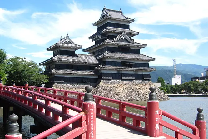 Matsumoto Castle in Nagano Japan