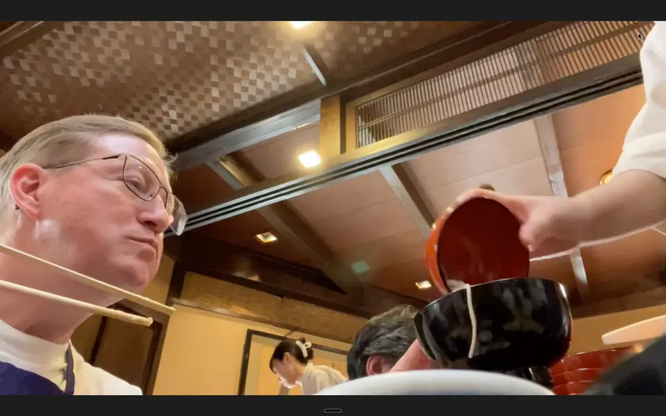 Wanko soba refill in Iwate Japan