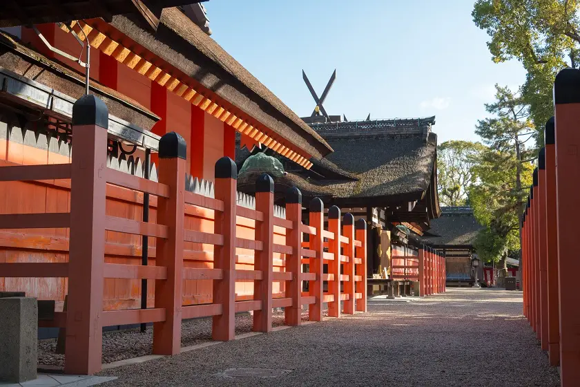 Sumiyoshi Taisha in Osaka Japan